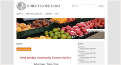 Desktop Screenshot of northslopefarm.com
