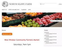 Tablet Screenshot of northslopefarm.com